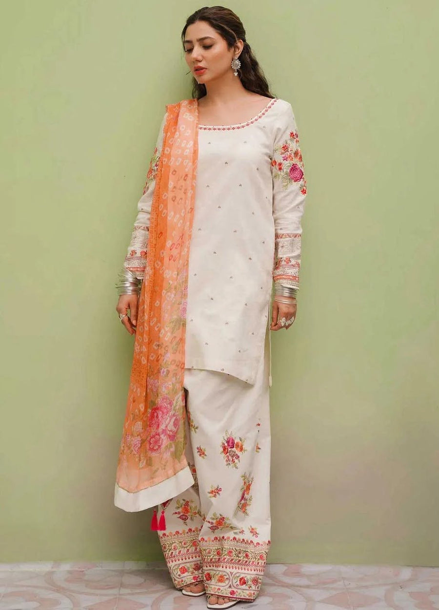 Zara Shah Jahan Winter Suit 4124 – Heavy Sequence Embroidered Dhanak 3 Piece